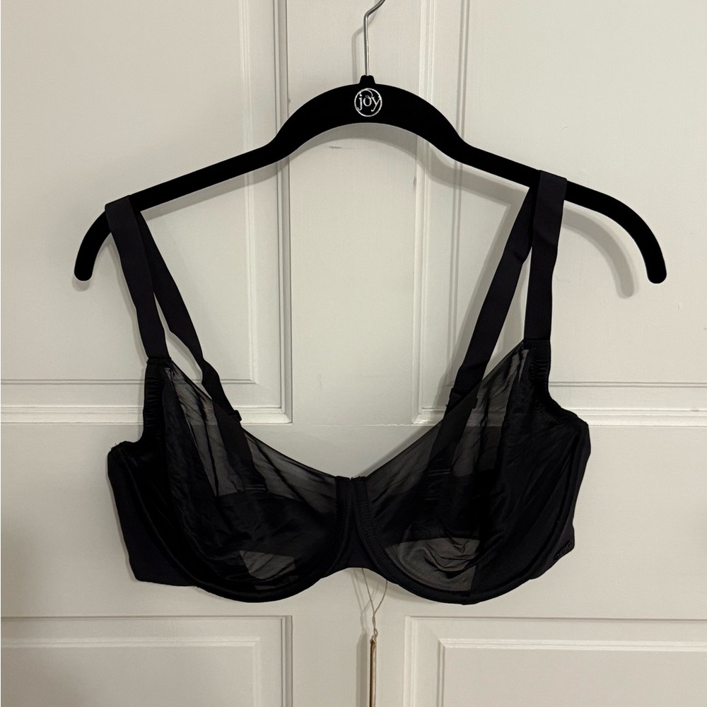 SKIMS Black Underwire Lace Bra Intimates